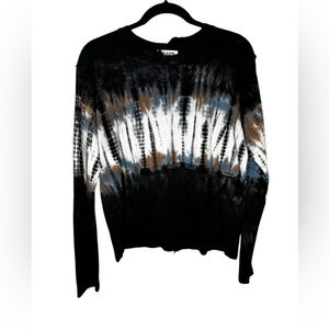 R.G. Kane Tye Dye Long Sleeve Upcycled Tee Shirt Size Small